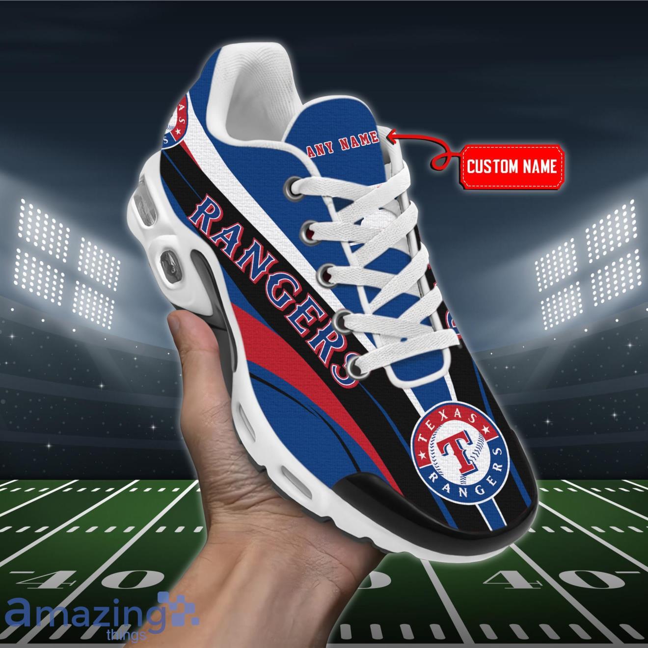 MLB Texas Rangers Custom Name Air Jordan 13 Shoes V4 in 2023