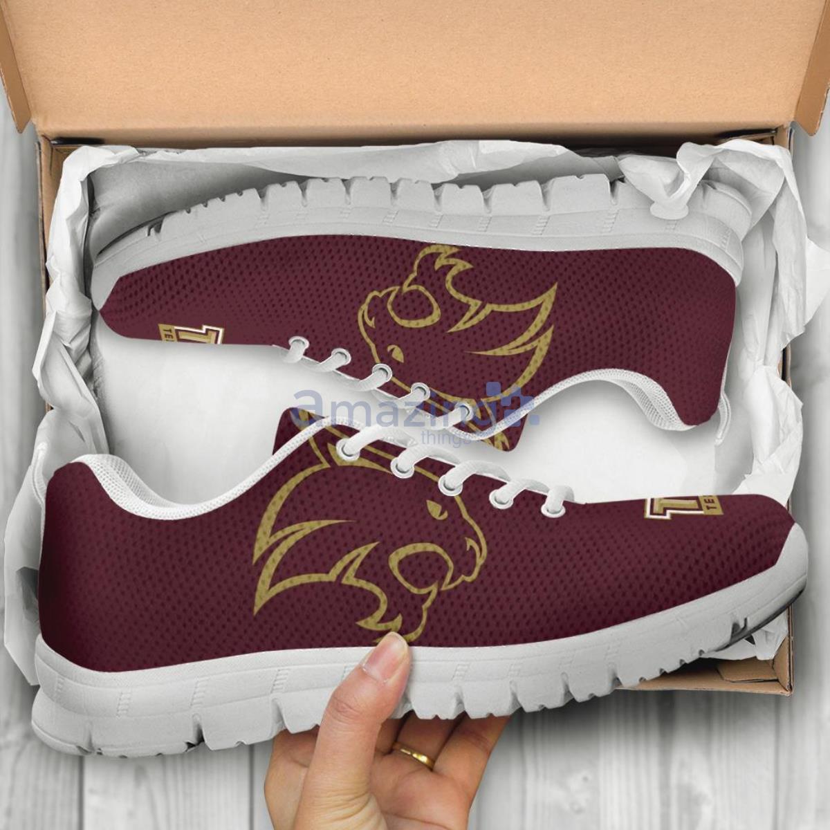 Texas State Bobcats Casual Sneakers For Sport Fans image Texas State Bobcats Casual Sneakers For Sport Fans Product Photo 2