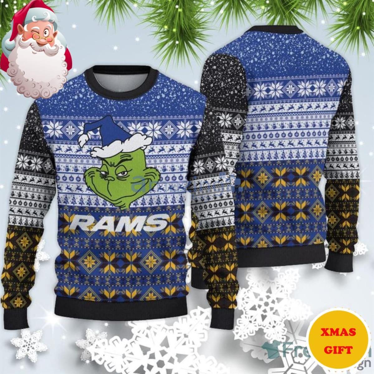 The Grinch And Dallas Cowboys Christmas AOP Sweater