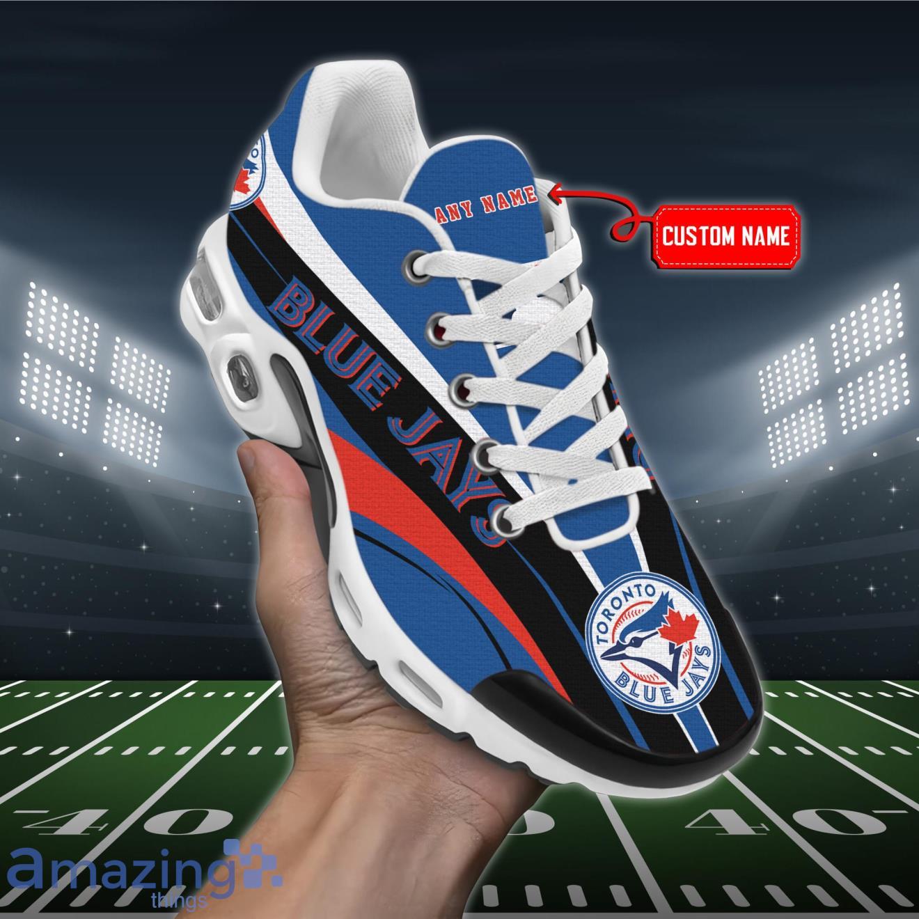 Toronto Blue Jays MLB Premium Air Cushion Sport Shoes Custom Name Product Photo 1