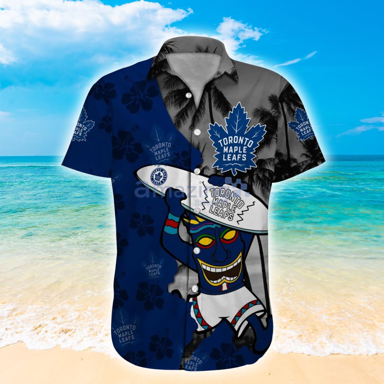 Toronto Maple Leafs NHL Custom Name Hawaiian Shirt Hot Design For Fans