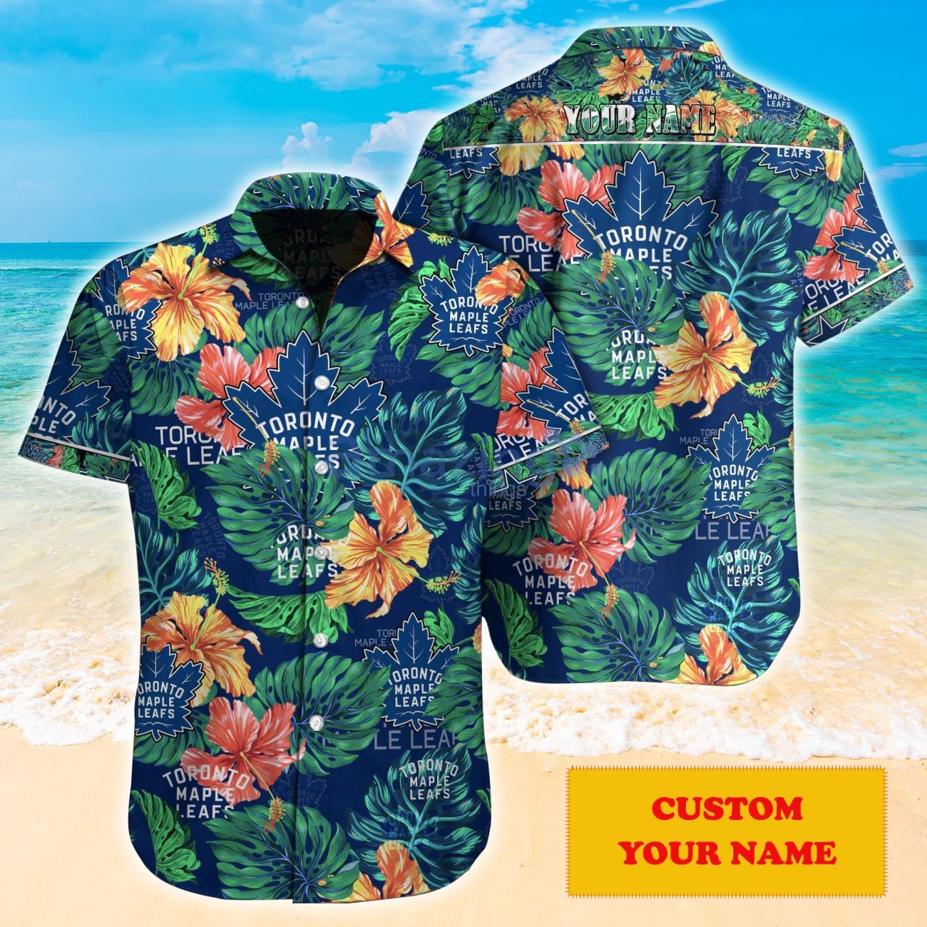 Toronto Maple Leafs NHL Personalized Hawaiian Shirt Great Gift For Fans Product Photo 1