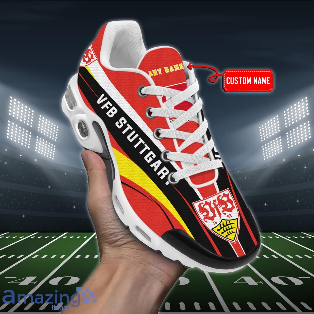 VfB Stuttgart Premium Air Cushion Sport Shoes Custom Name Product Photo 1