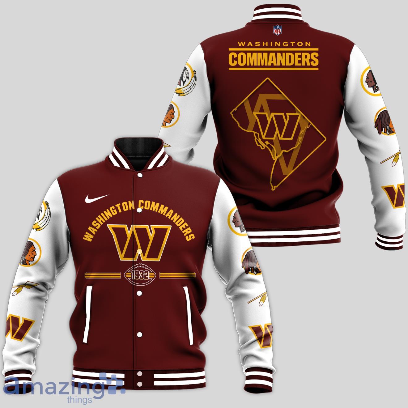 Washington Commanders NFL City Baseball Jacket