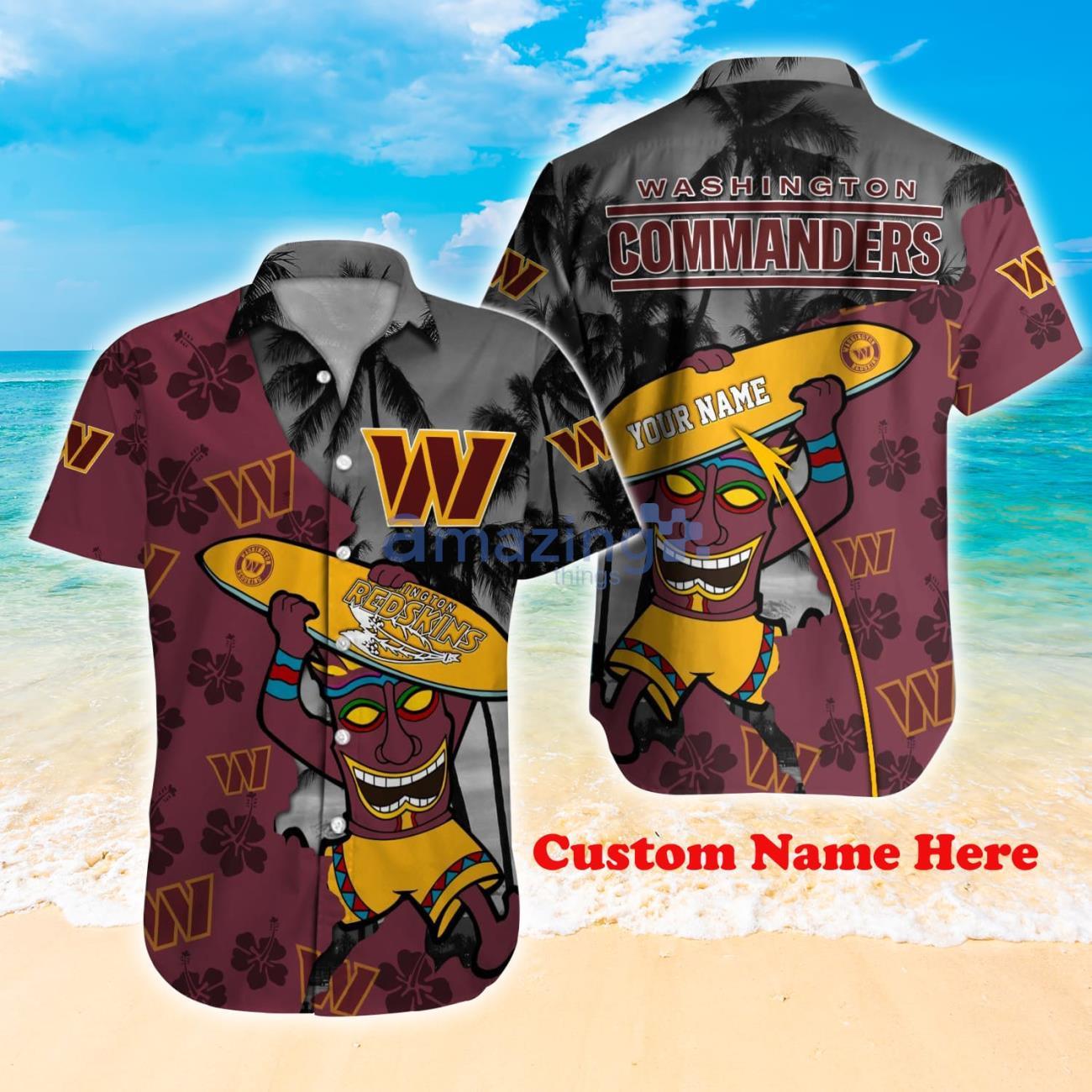 Washington Commanders NFL Hawaiian Shirt For Men And Women Fans -  YesItCustom