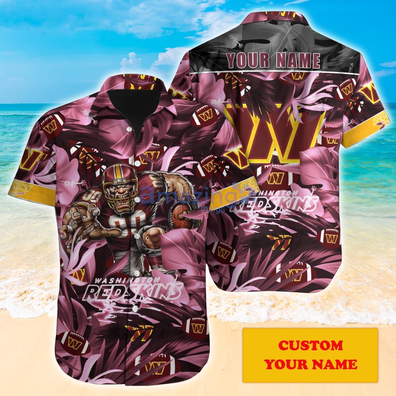 Washington Commanders NFL Personalized Hawaiian Shirt Gift  For Fans Product Photo 1