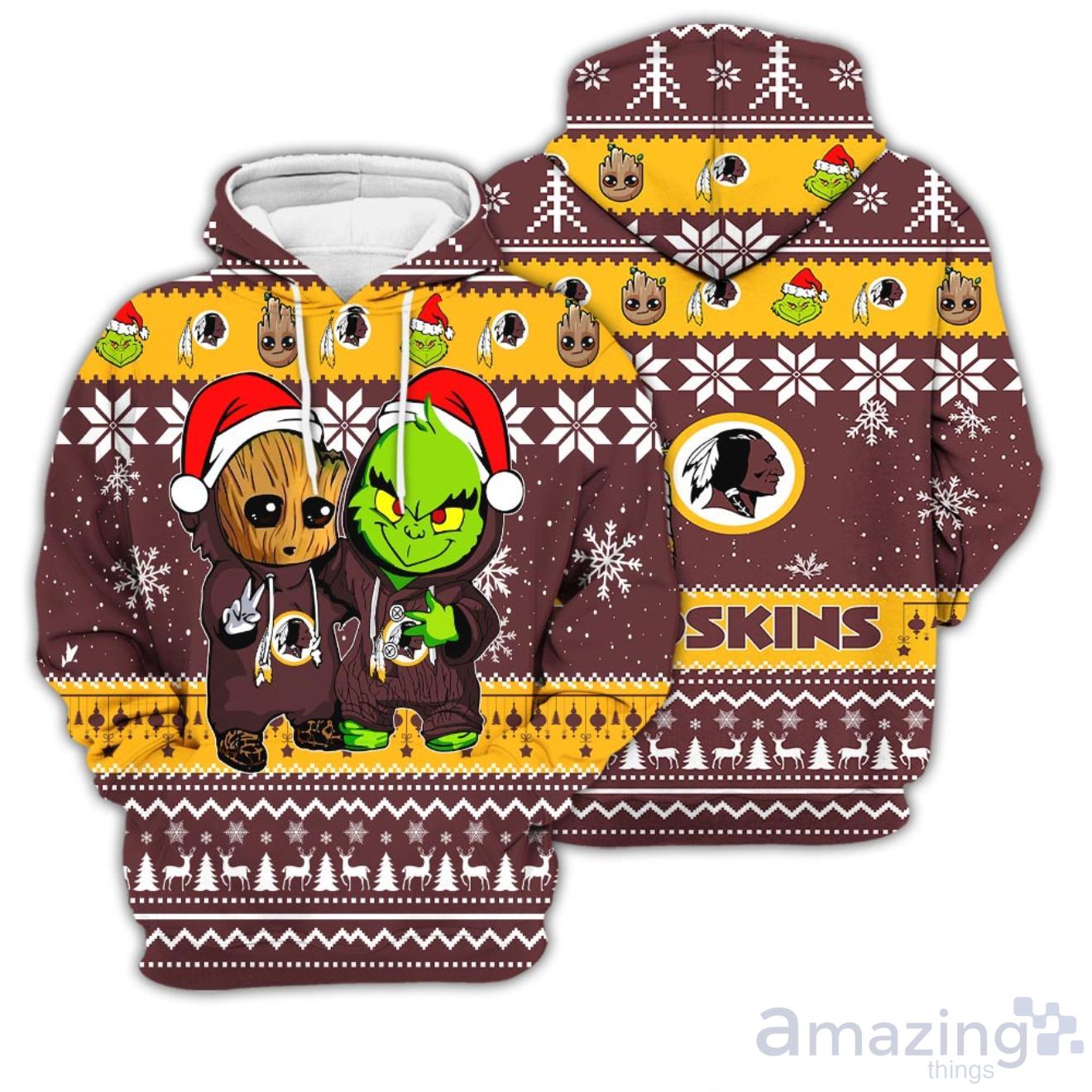 Washington Redskins Sports 3D Hoodie Christmas Sweater