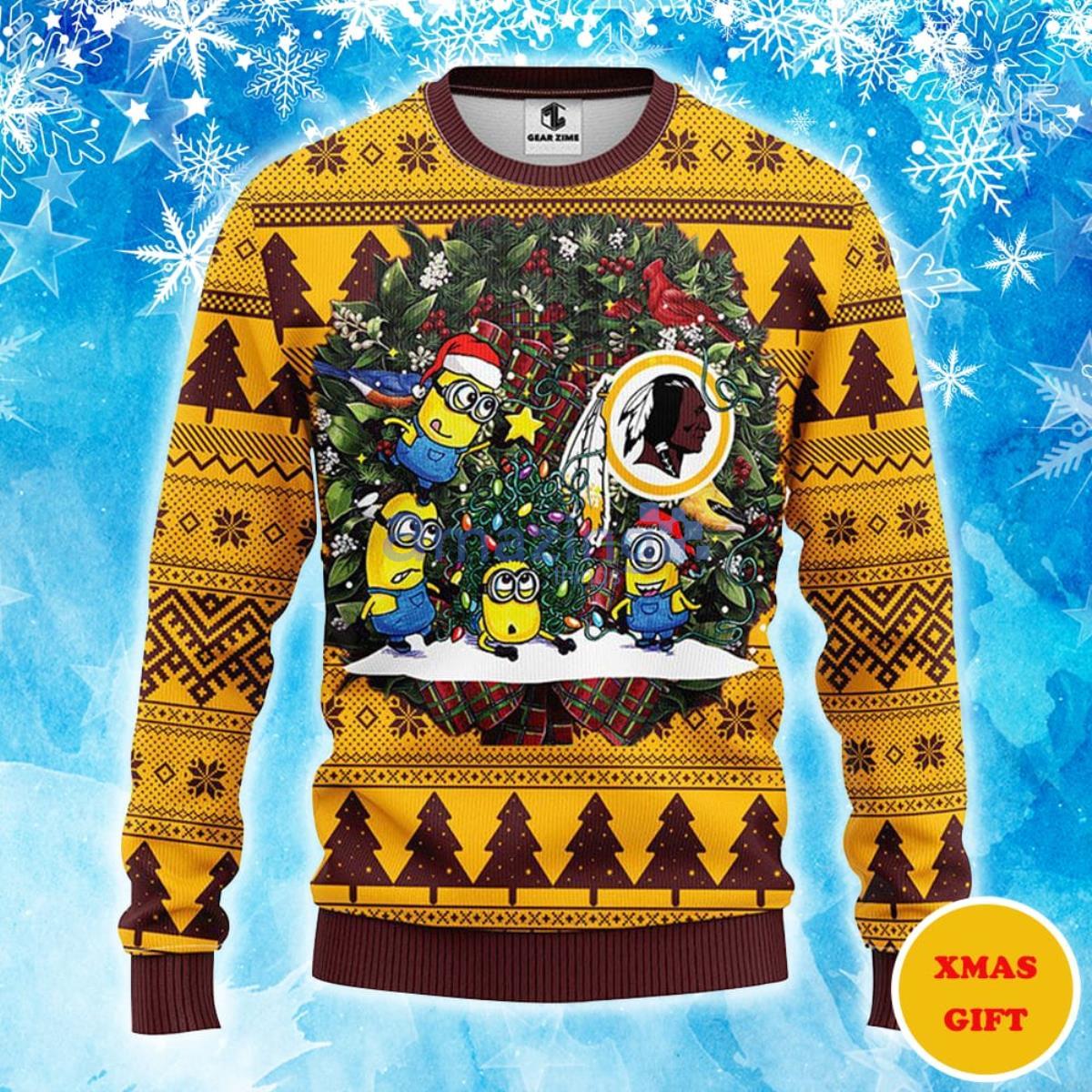 redskins christmas sweater