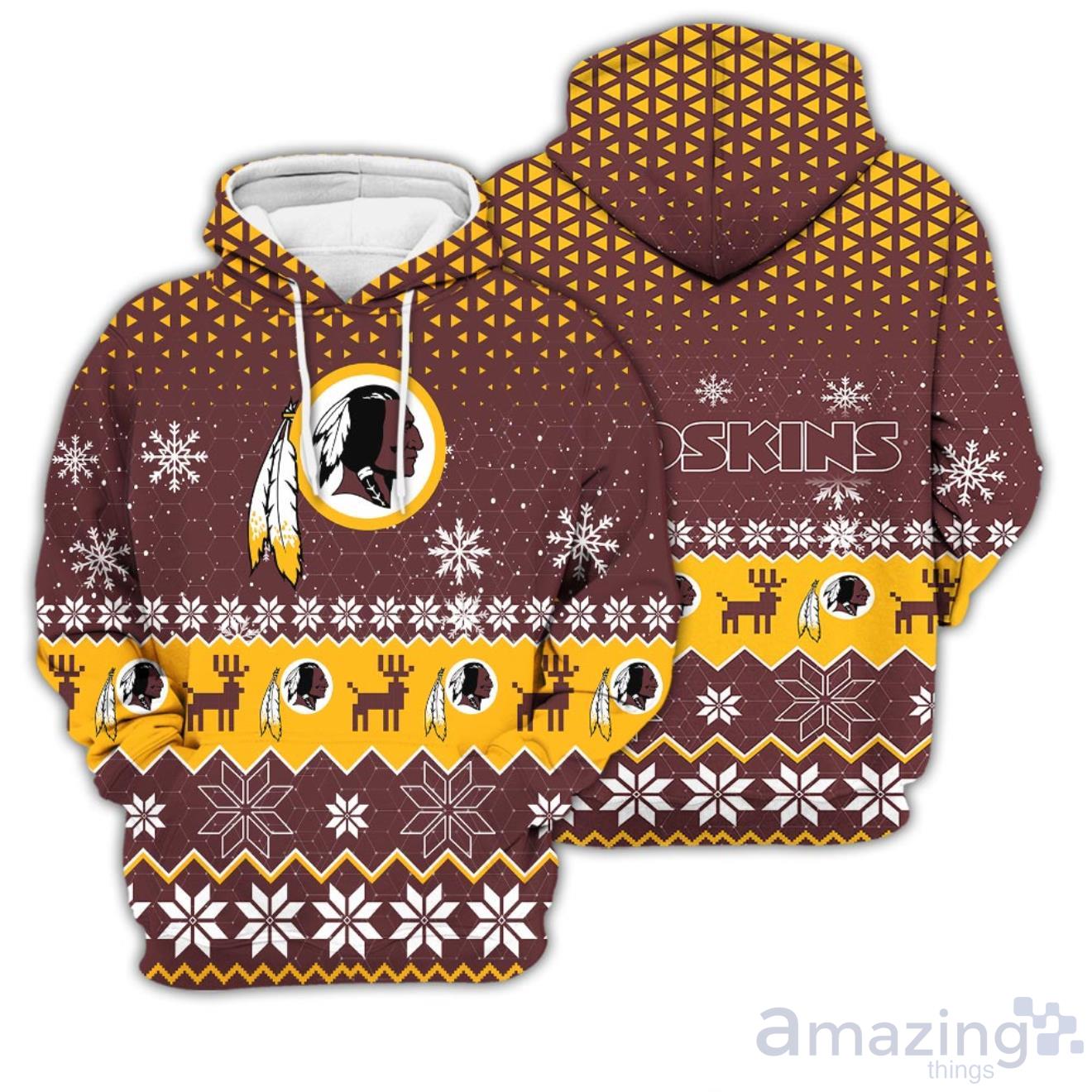 Washington Redskins Sports 3D Hoodie Christmas Sweater