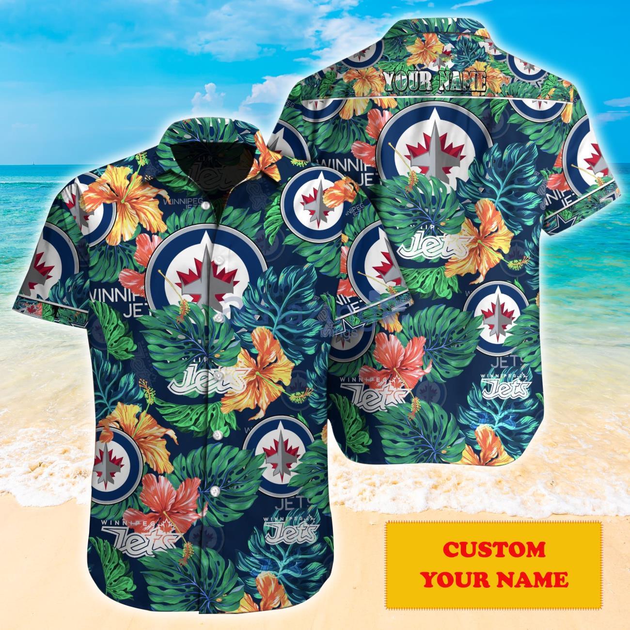NHL Winnipeg Jets Hawaiian Shirt - Bring Your Ideas, Thoughts And