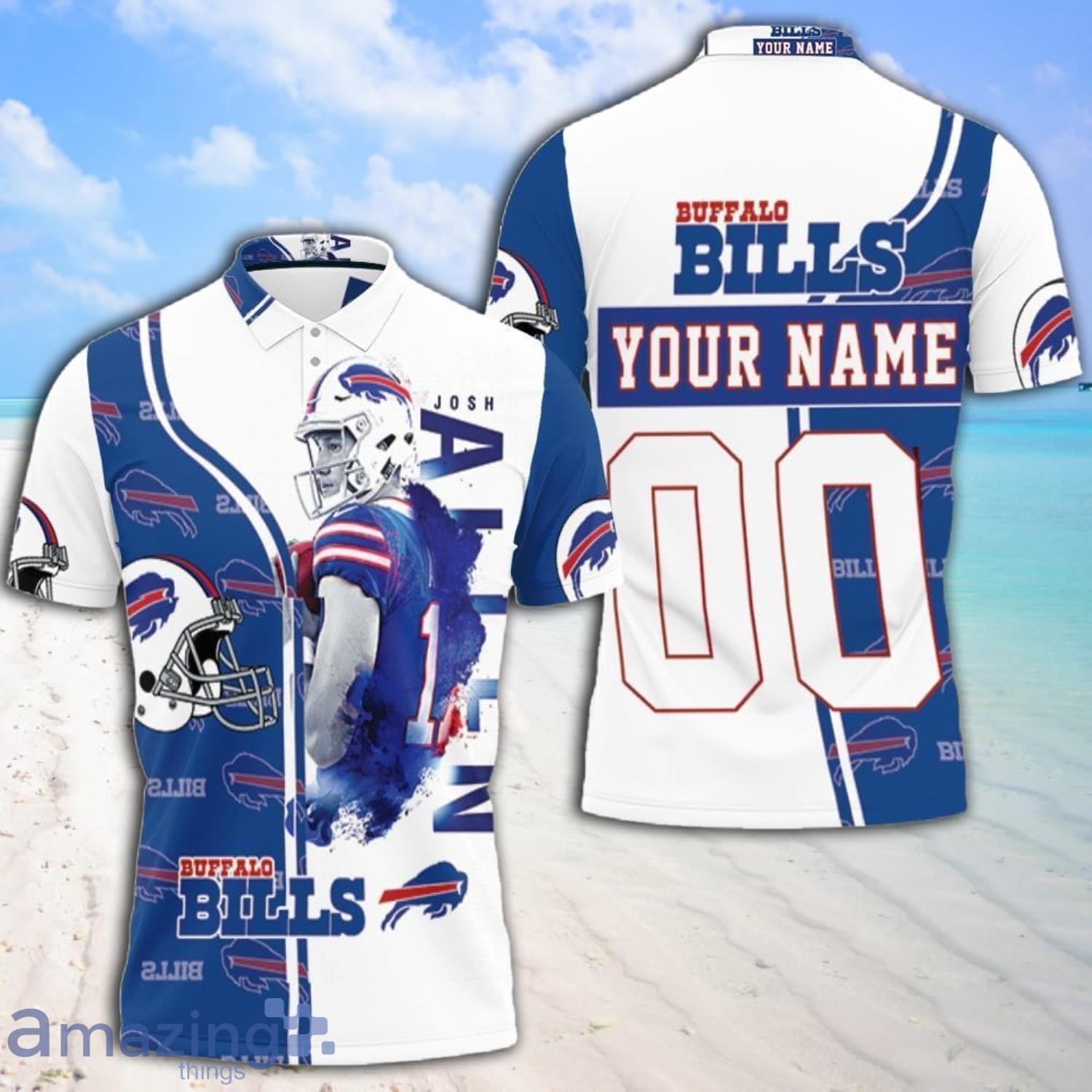 Custom big Blue Football Jersey With Name & 