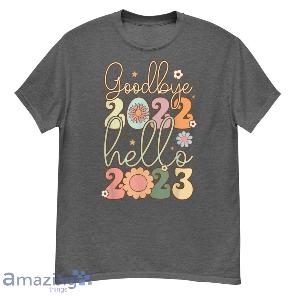  2022 Hello 2023 Happy New Year T-Shirt - G500 Men’s Classic T-Shirt-1