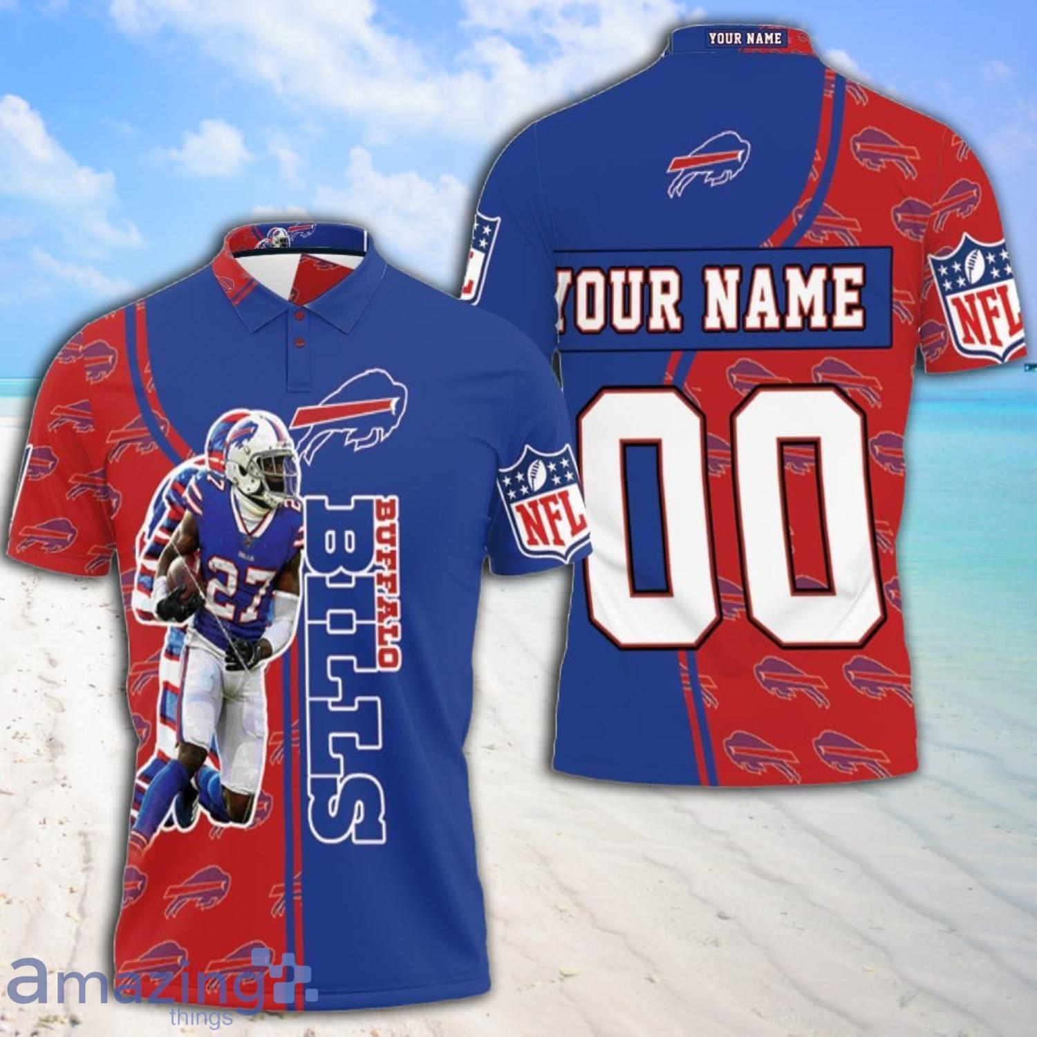 27 Tre Davious White 27 Buffalo Bills Great Player 2020 Nfl Season Custom  Name And Number Polo Shirt