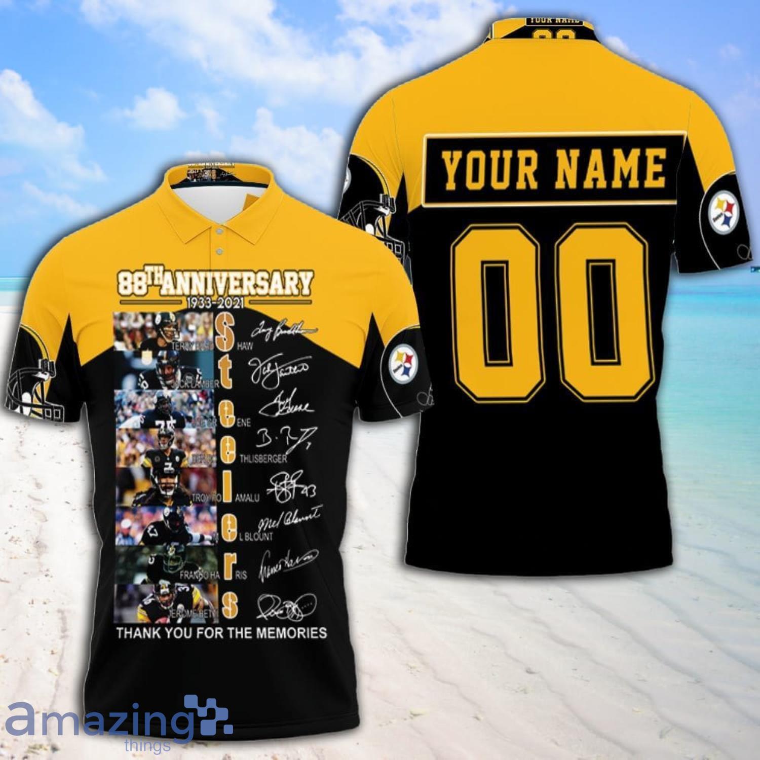 Personalized Pittsburgh Steelers Jersey throwback Yellow 1933 Men's