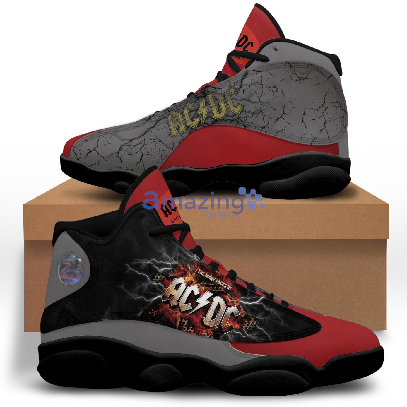 Acdc Rock Band Form Air Jordan 13 Hard Rock Shoes Sport Sneakers Shoes Product Photo 1