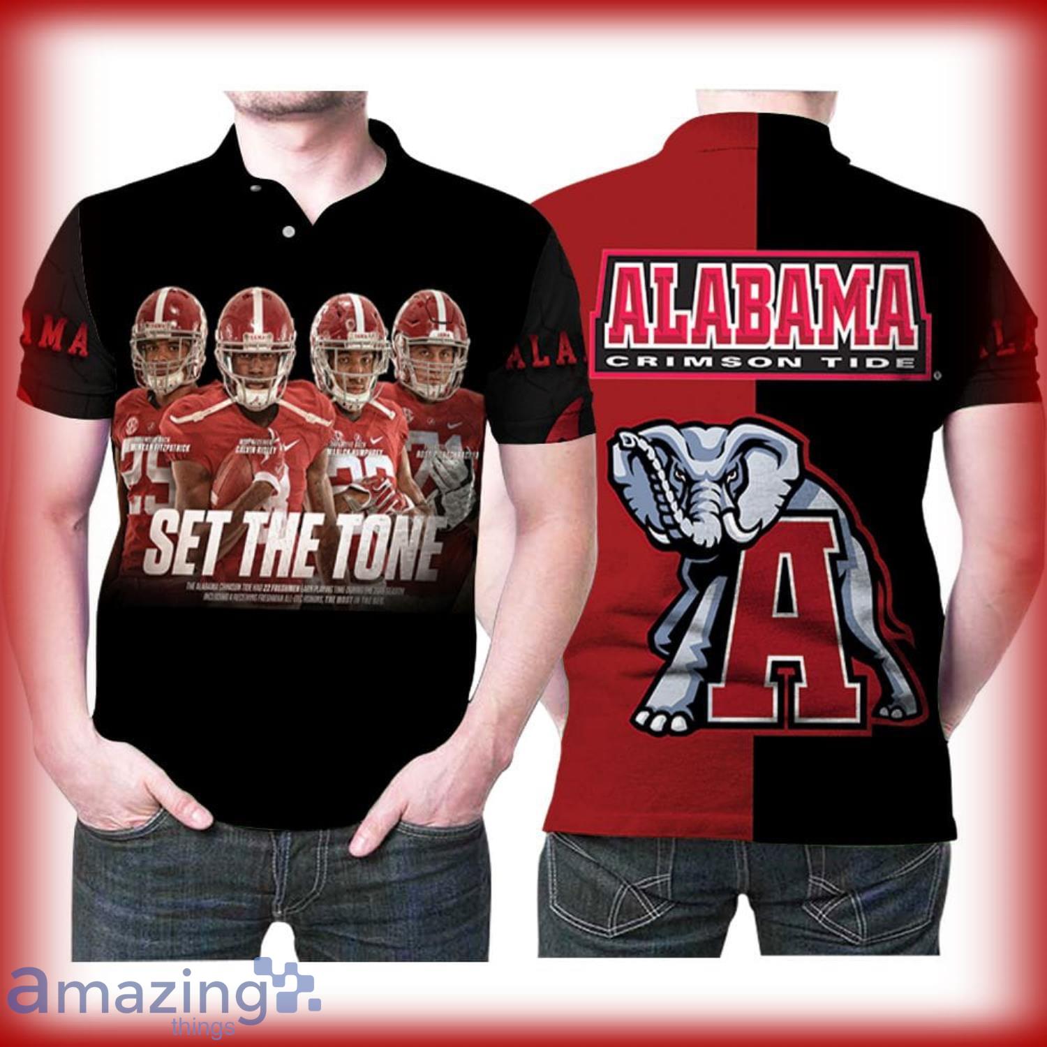 Alabama Crimson Tide Minkah Fitzpatrick Calvin Ridley Marlon Humphrey Ross Pierschbacher Polo Shirt Product Photo 1