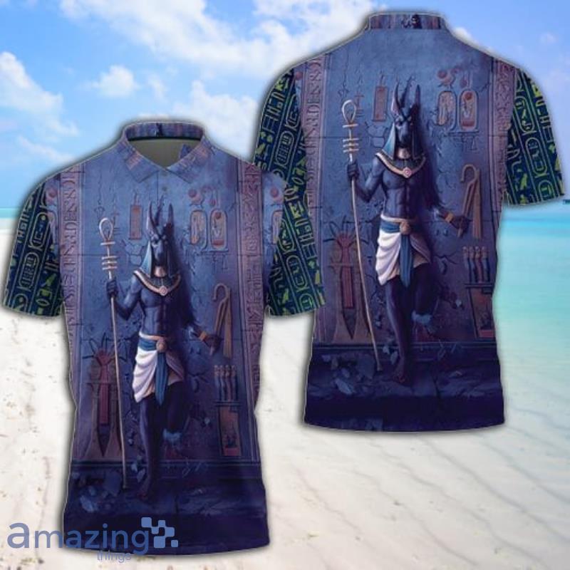 Anubis Egypt Pharaoh Gift For Fans Polo Shirt Product Photo 1