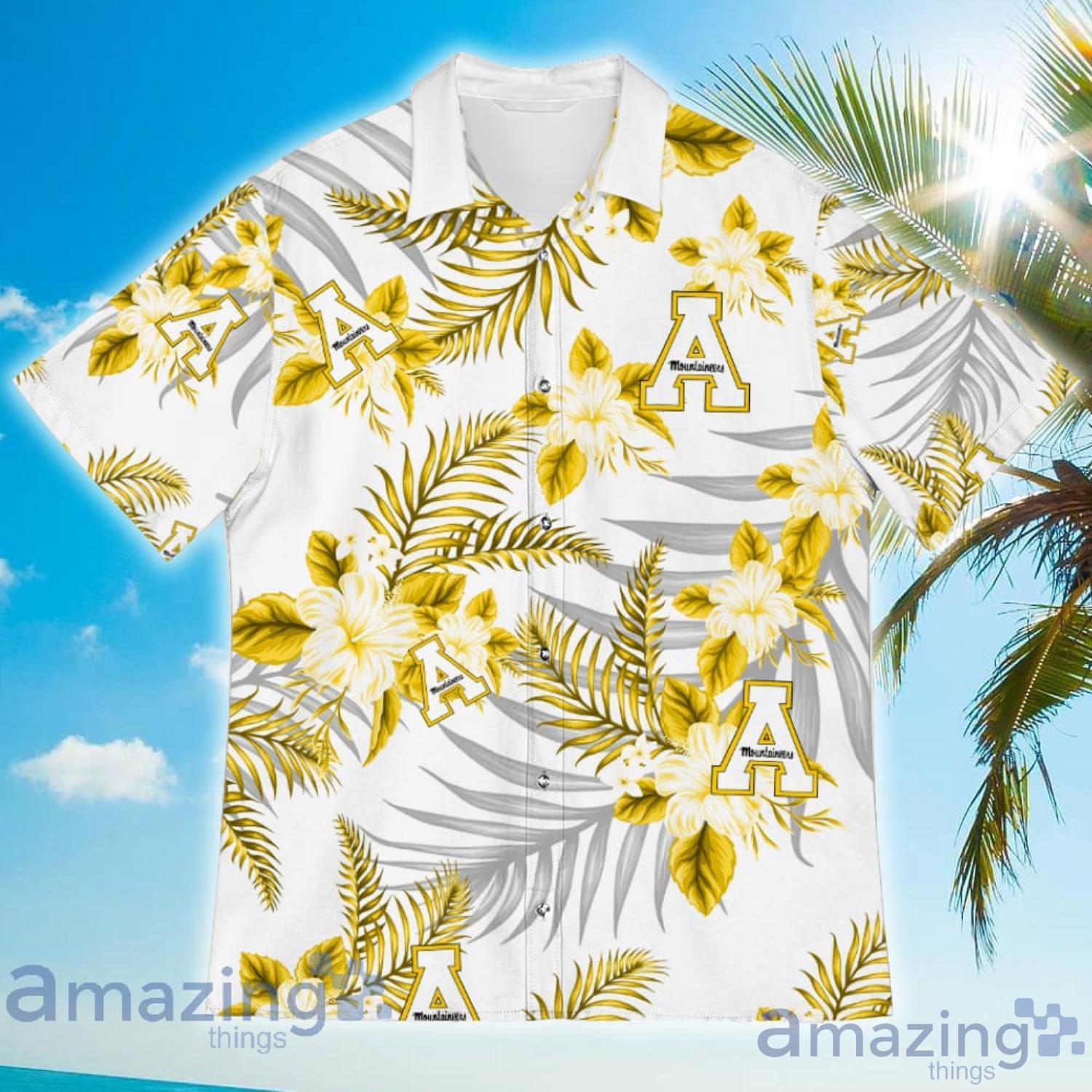 Appalachian State Mountaineers Sports American Hawaiian Tropical Patterns For Fans Hawaiian Shirt image Appalachian State Mountaineers Sports American Hawaiian Tropical Patterns For Fans Hawaiian Shirt Product Photo 2