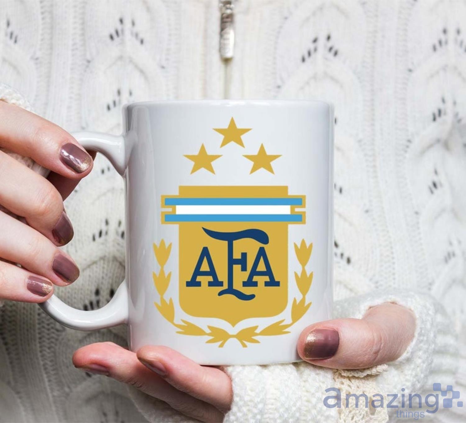 Argentina Soccer Logo Mug Argentina Football 2022 Mug Leo 10 Argentina Coffee Mug Product Photo 1