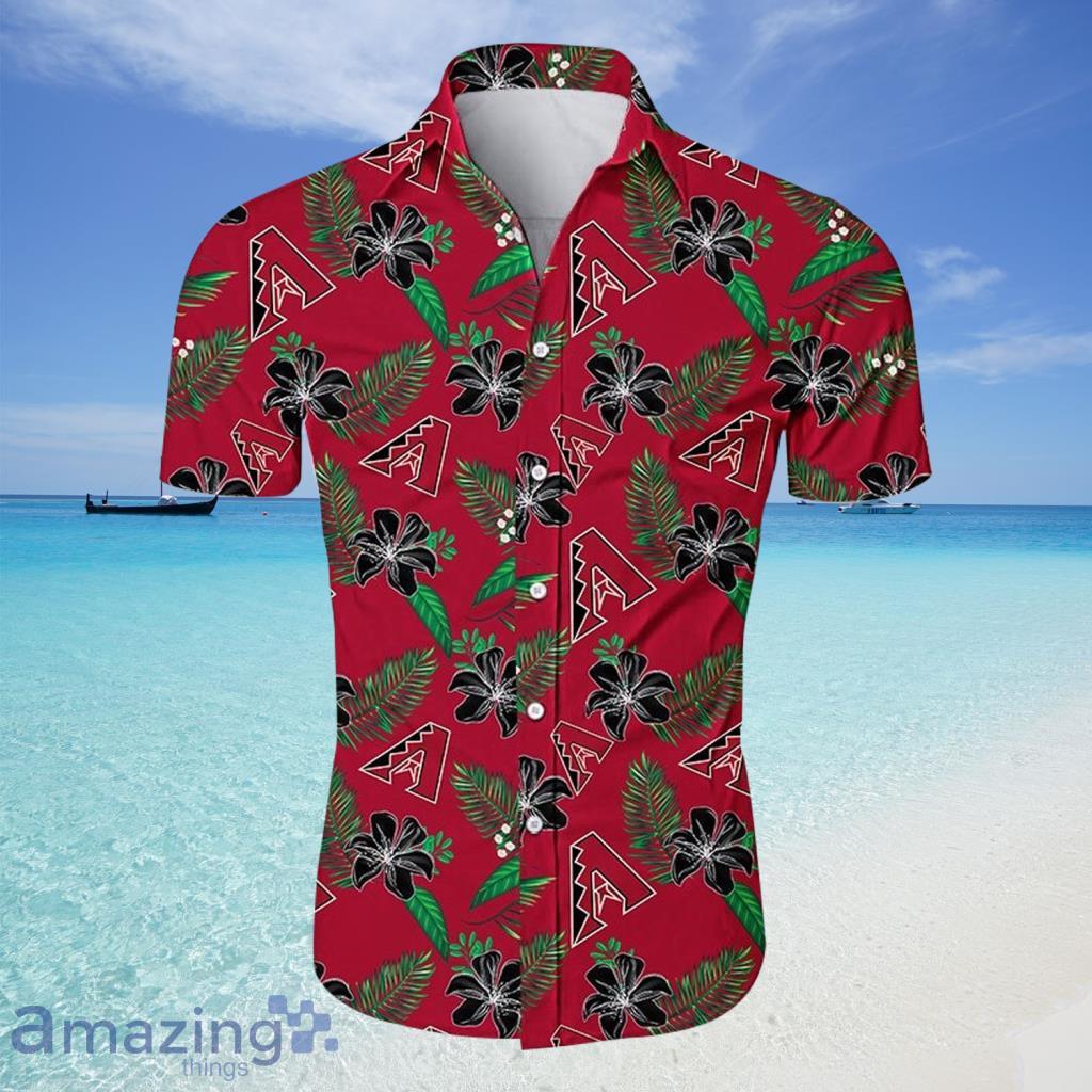 Arizona Diamondbacks MLB Hawaiian Shirt Tropical Flower For Fans - Arizona Diamondbacks MLB Hawaiian Shirt Tropical Flower For Fans