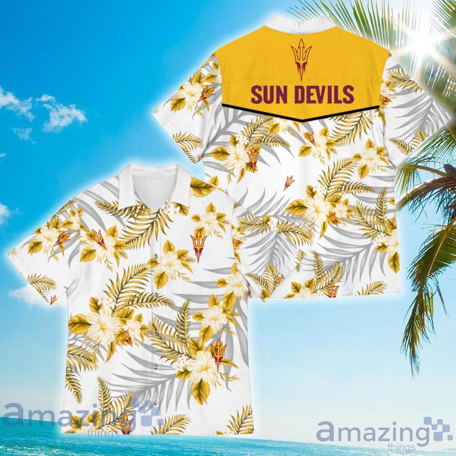 Arizona State Sun Devils Sports American Hawaiian Tropical Patterns For Fans Hawaiian Shirt Product Photo 1