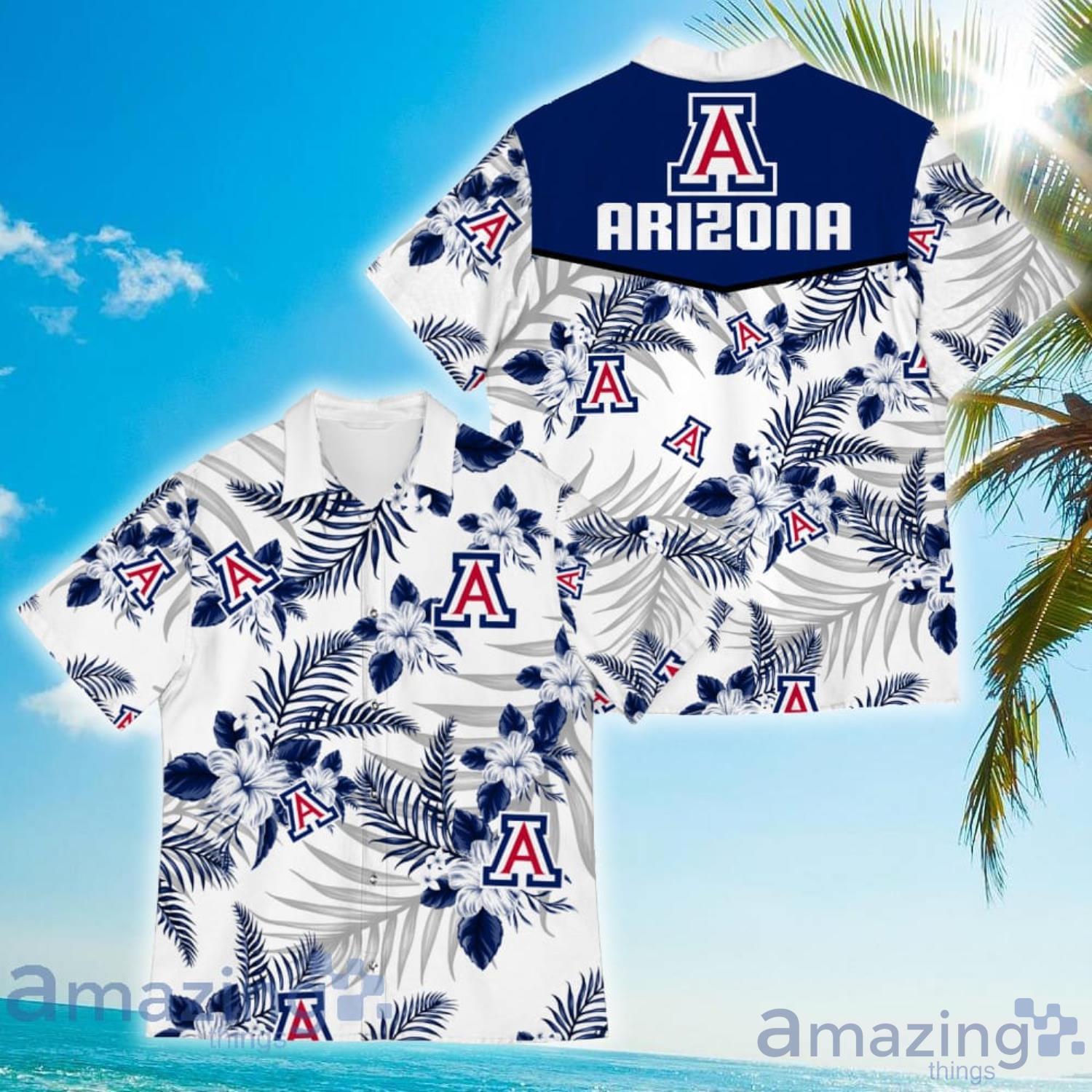 Arizona Wildcats Sports American Hawaiian Tropical Patterns For Fans Hawaiian Shirt Product Photo 1
