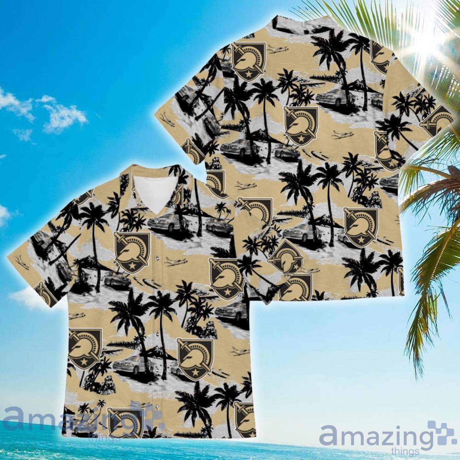 Army Black Knights Sports American Tropical Coconut Vintage Patterns Hawaiian Shirt image Army Black Knights Sports American Tropical Coconut Vintage Patterns Hawaiian Shirt Product Photo 4