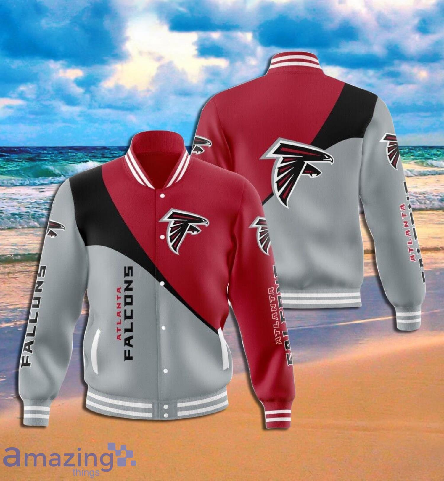 Atlanta Falcons Death Full Print Baseball Jacket Gift For Fans Product Photo 1