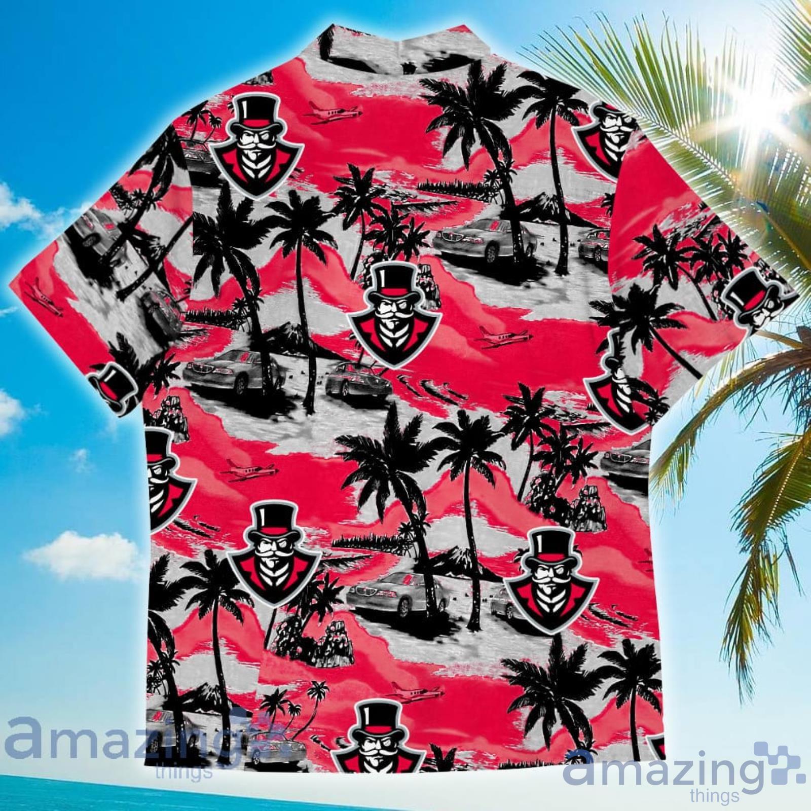 Austin Peay Governors Sports American Tropical Coconut Vintage Patterns Hawaiian Shirt image Austin Peay Governors Sports American Tropical Coconut Vintage Patterns Hawaiian Shirt Product Photo 3