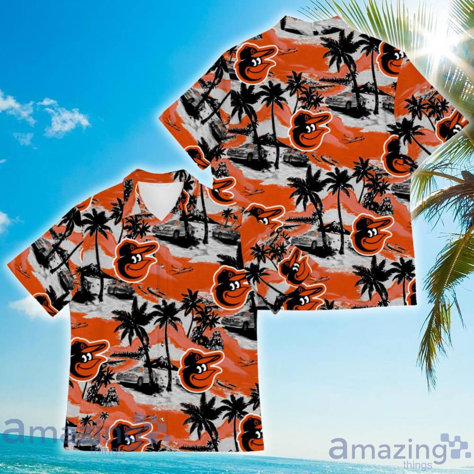 Orioles Hawaiian Shirt Coconut Tree Pattern Baltimore Orioles Gift