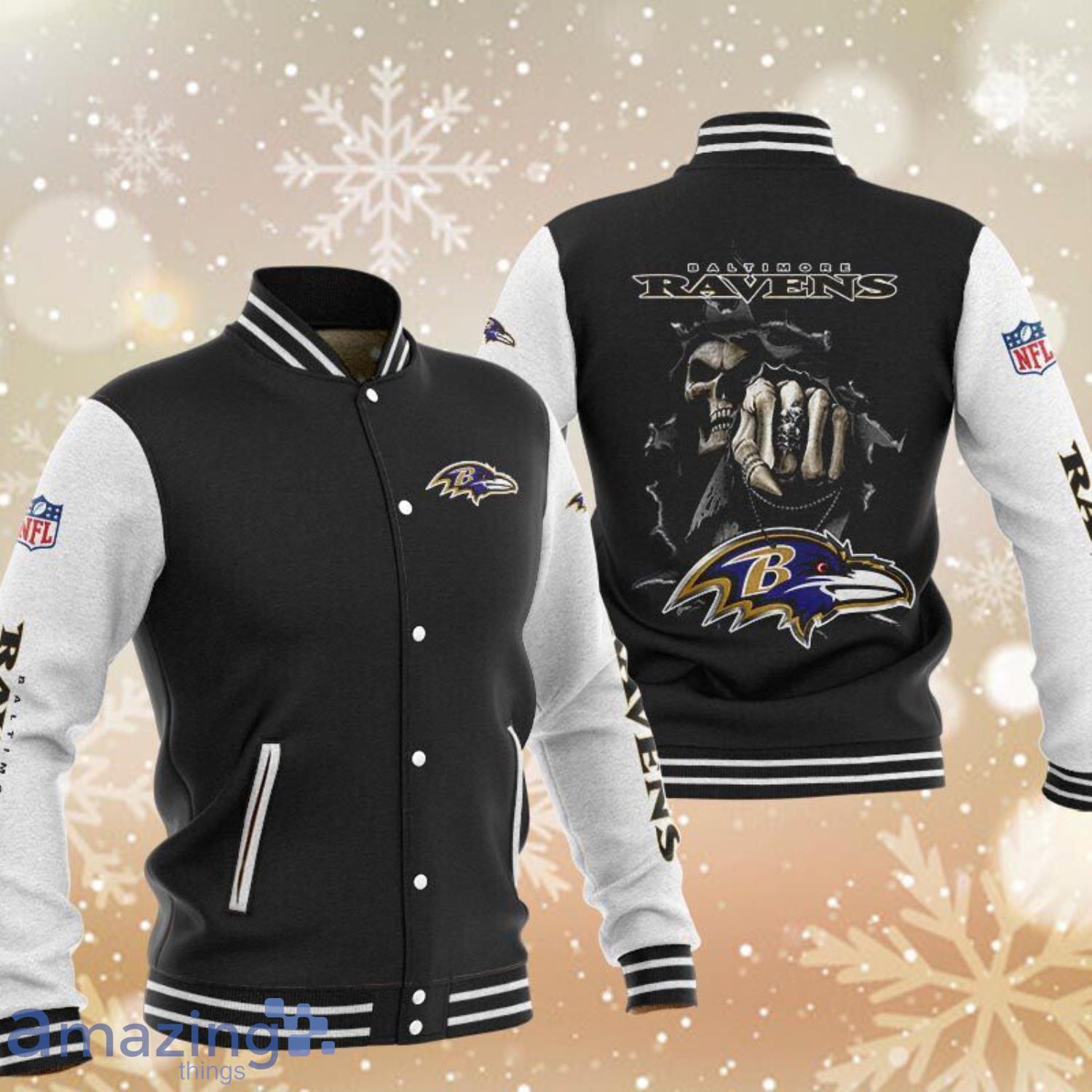 Dress Club NFL American Football Baltimore Ravens 100% Polyester Sublimated Hoodies