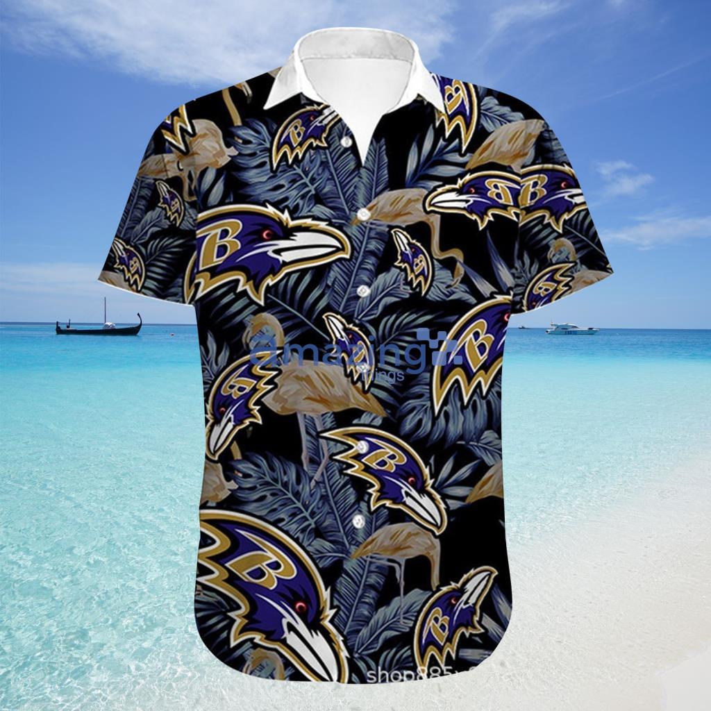 Baltimore Ravens Hawaiian Shirt For Fans - Baltimore Ravens Hawaiian Shirt For Fans