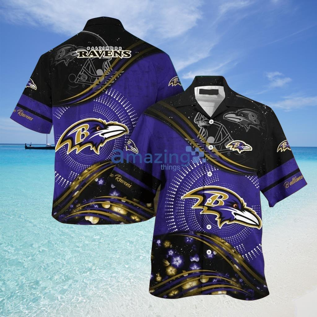 Baltimore Ravens Custom Name NFL Hawaiian Shirt And Shorts Gift For Men And  Women Fans - Limotees