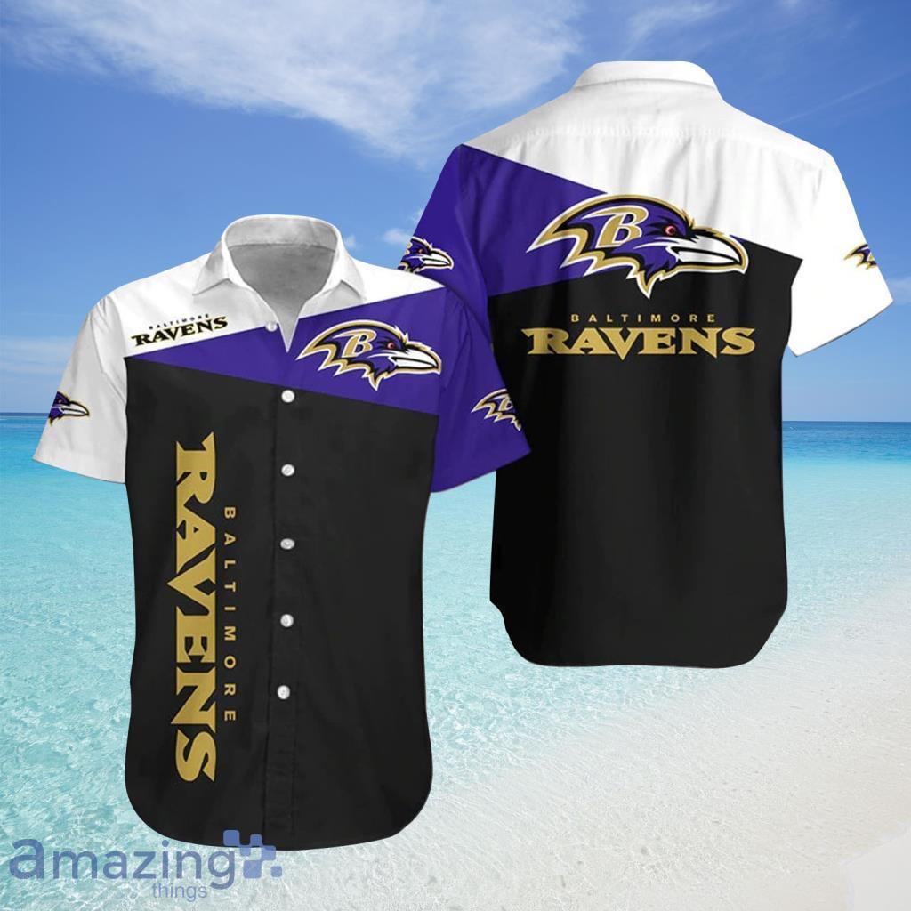 Baltimore Ravens  NFL Hawaiian Shirt For Fans - Baltimore Ravens  NFL Hawaiian Shirt For Fans