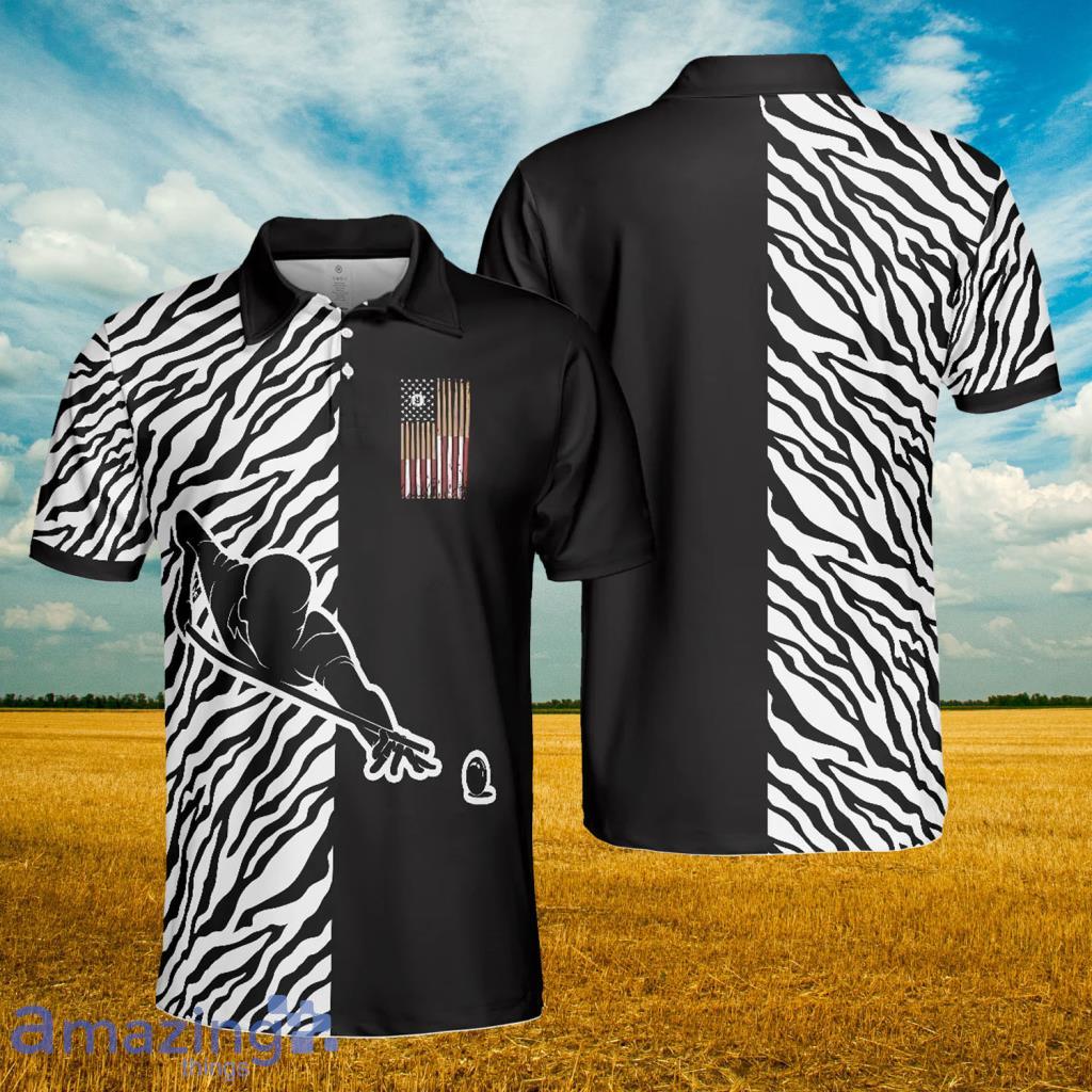 Billiards Zebra Polo Shirt - Billiards Zebra Polo Shirt