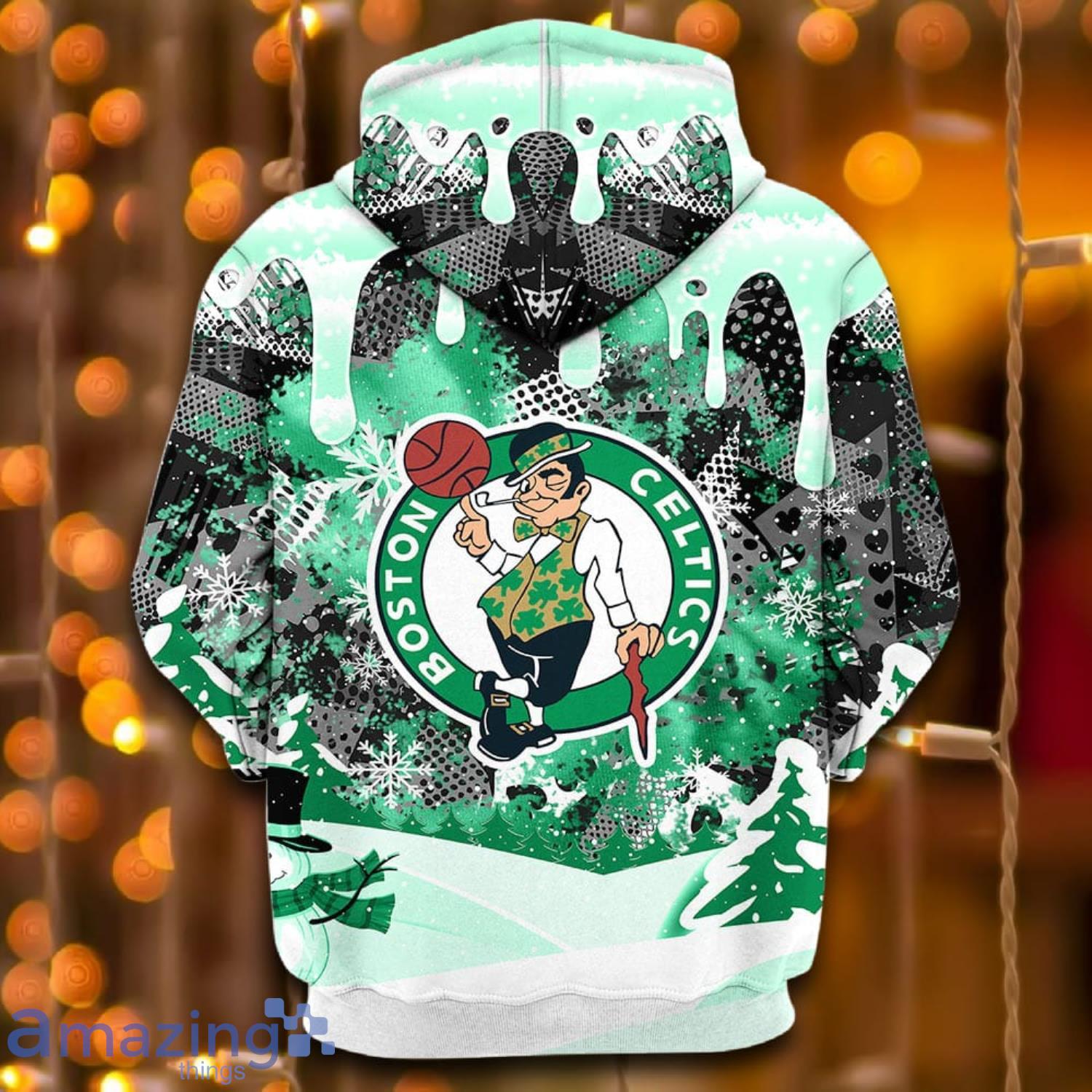 Boston Celtics Snoopy Dabbing The Peanuts Sports Football American Christmas  All Over Print 3D Hoodie