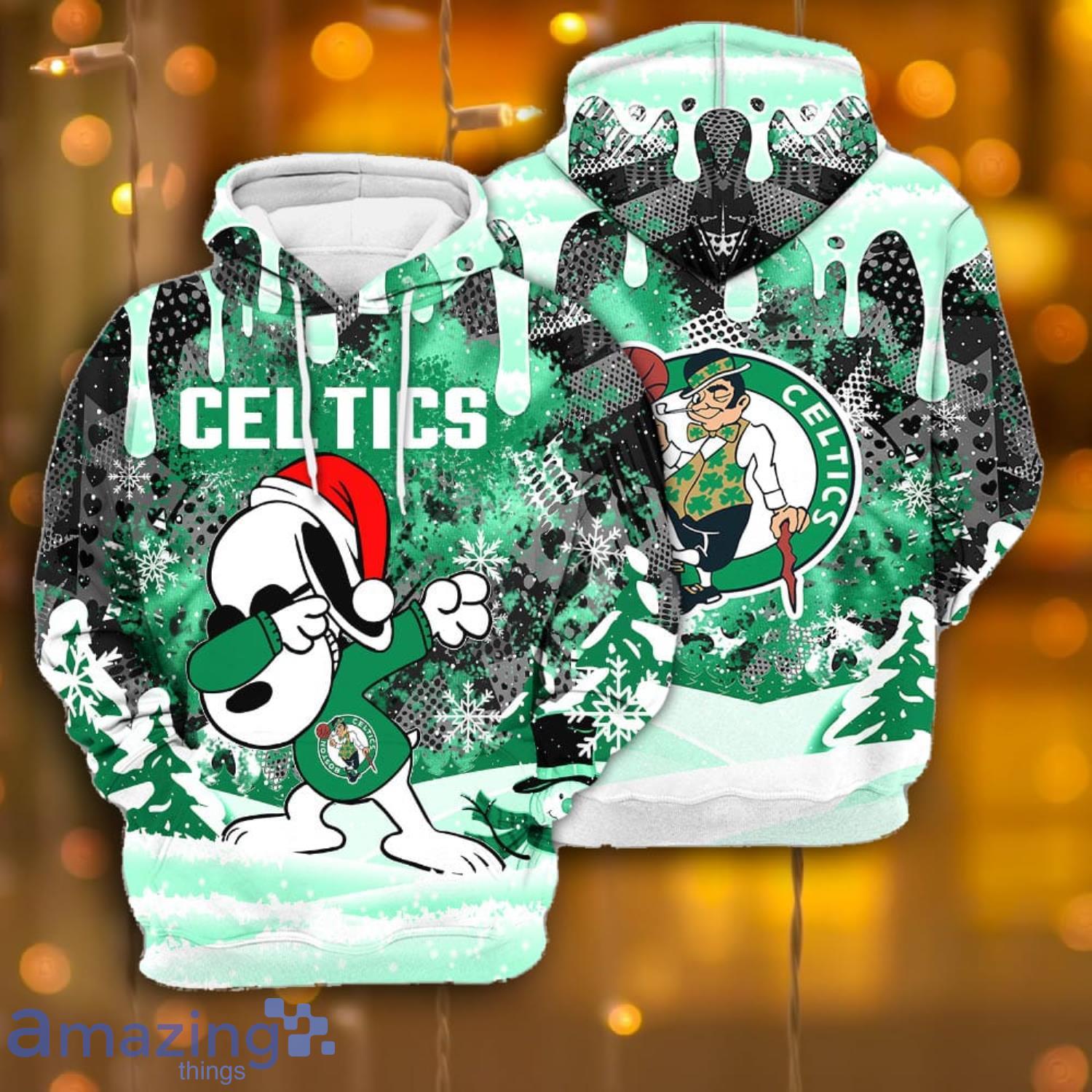 Basketball Boston Celtics Hoodies - Pullover Green Basketball 3D