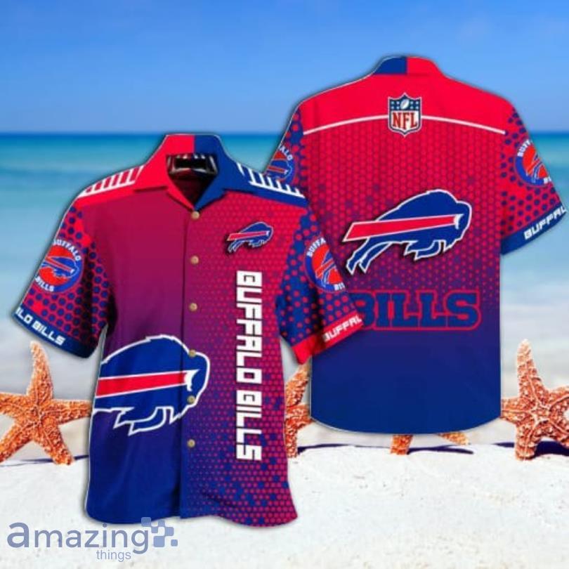 Buffalo Bills Hafltone Texture Combo Hawaiian Shirt And Short image Buffalo Bills Hafltone Texture Combo Hawaiian Shirt And Short Product Photo 3