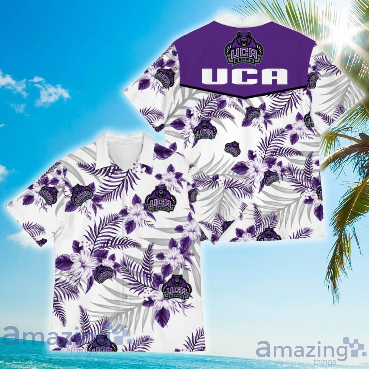 Central Arkansas Bears Sports American Tropical Flower Patterns Hawaiian Shirt Product Photo 1