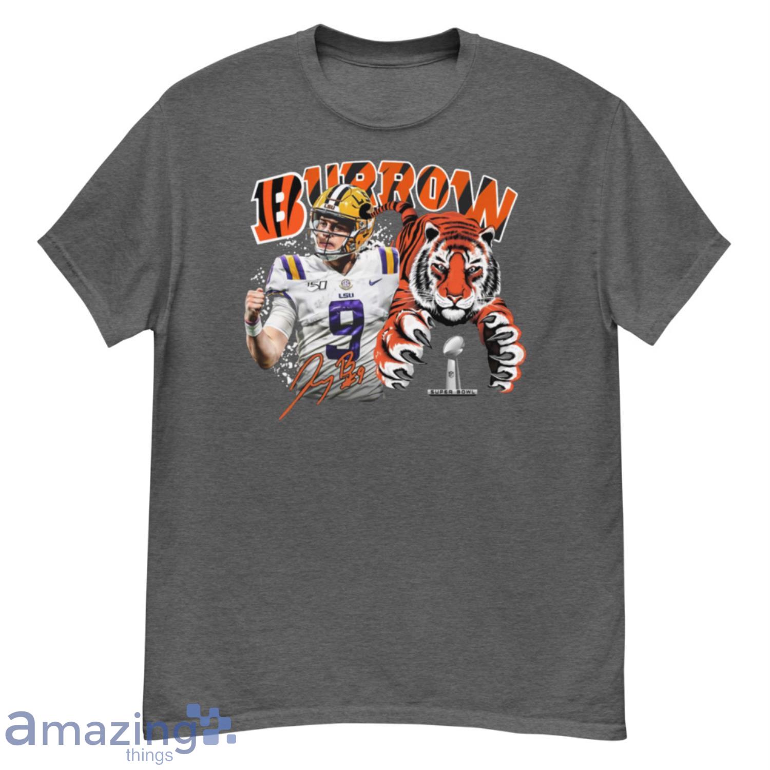 Champions Super Bowl Joe Burrow Cincinnati Bengals Team T-shirt Product Photo 1