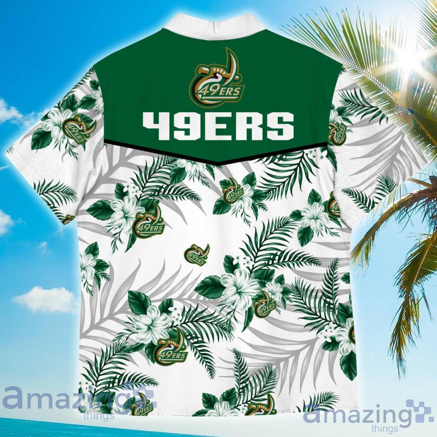Charlotte 49ers Sports American Tropical Flower Patterns Hawaiian Shirt image Charlotte 49ers Sports American Tropical Flower Patterns Hawaiian Shirt Product Photo 3