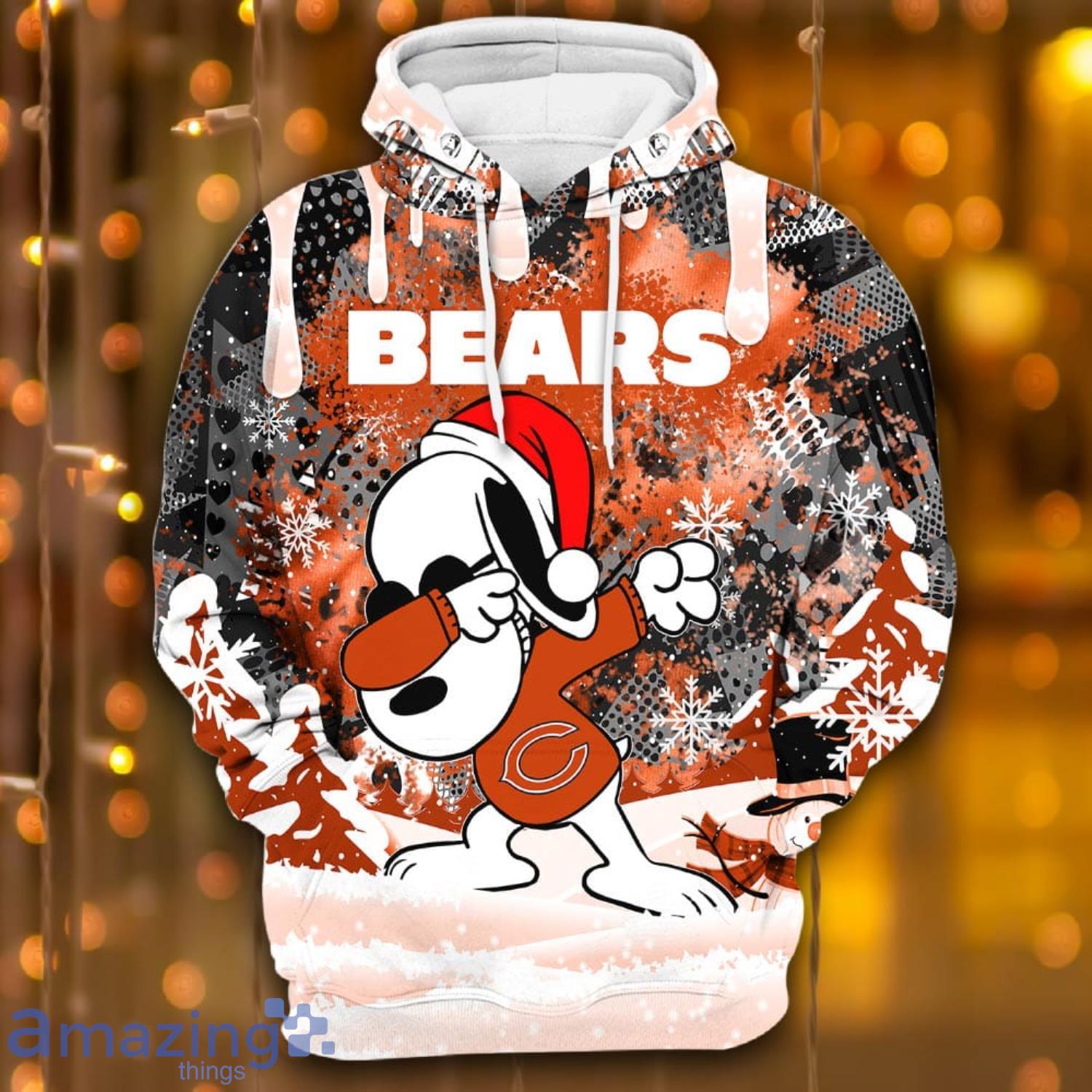 Custom Name Chicago Bears Premium Hoodie 3D All Over Printed S-5XL