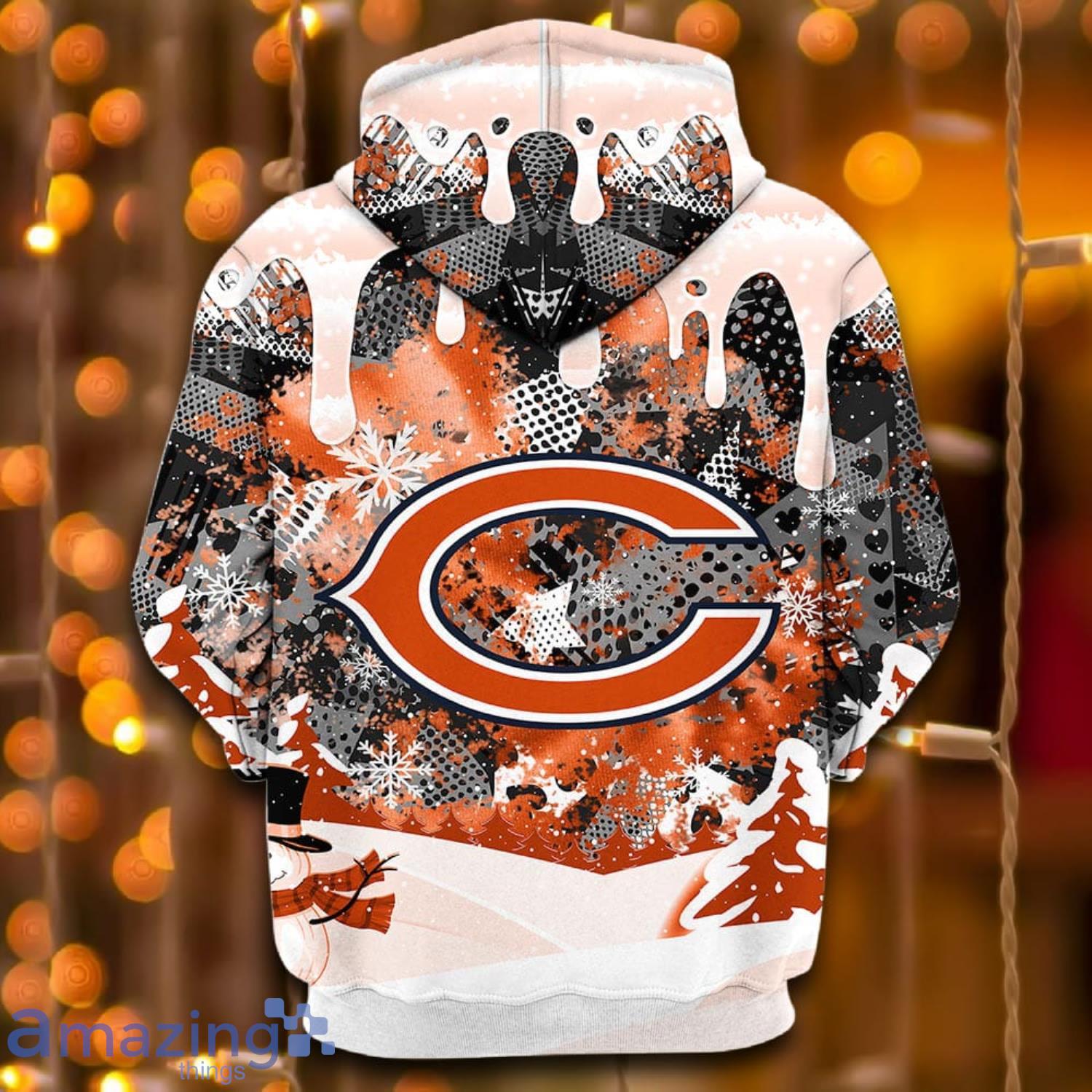 Chicago Bears Hoodie 3D cheap Long Sweatshirt Pullover size S-5XL -Jack  sport shop