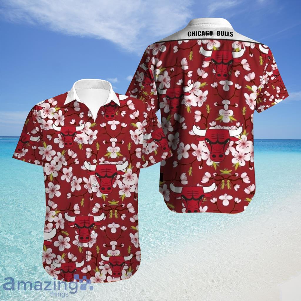 Chicago Bulls Hawaiian Shirt Flower For Fans - Chicago Bulls Hawaiian Shirt Flower For Fans