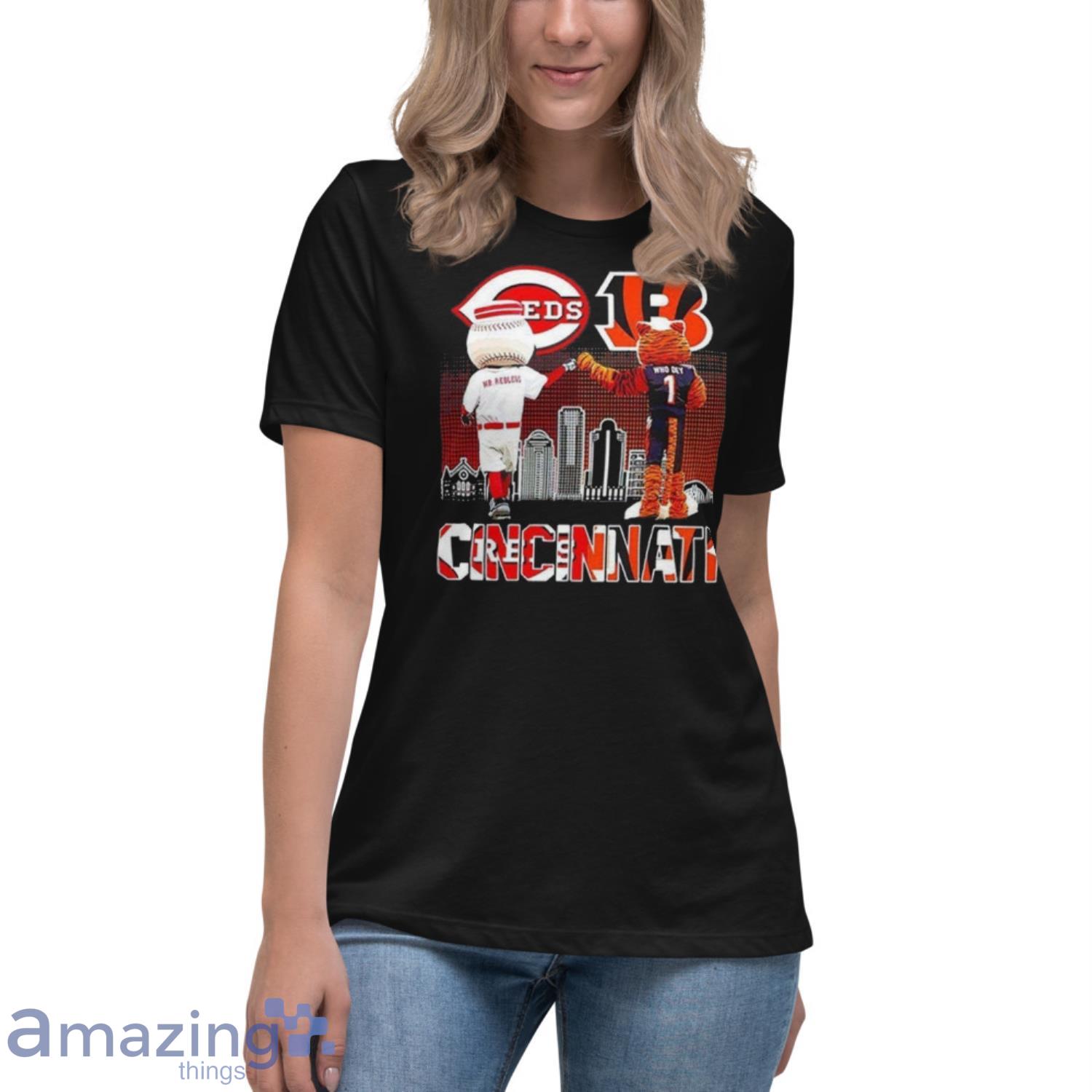 Cincinnati Circle Logo Sport Teams Bengals Reds Unisex Tshirt