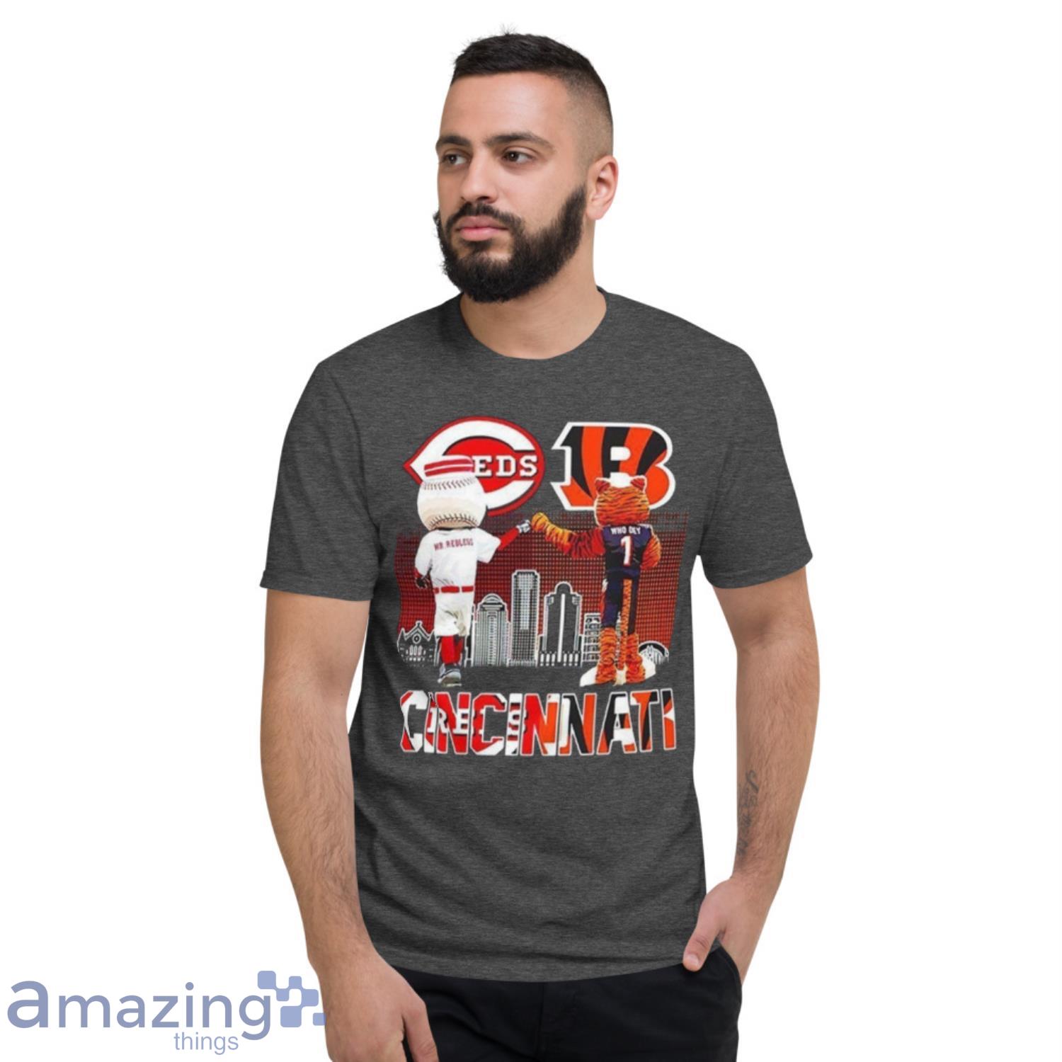 Official Mascot Cincinnati Reds Vs Cincinnati Bengals Shirt