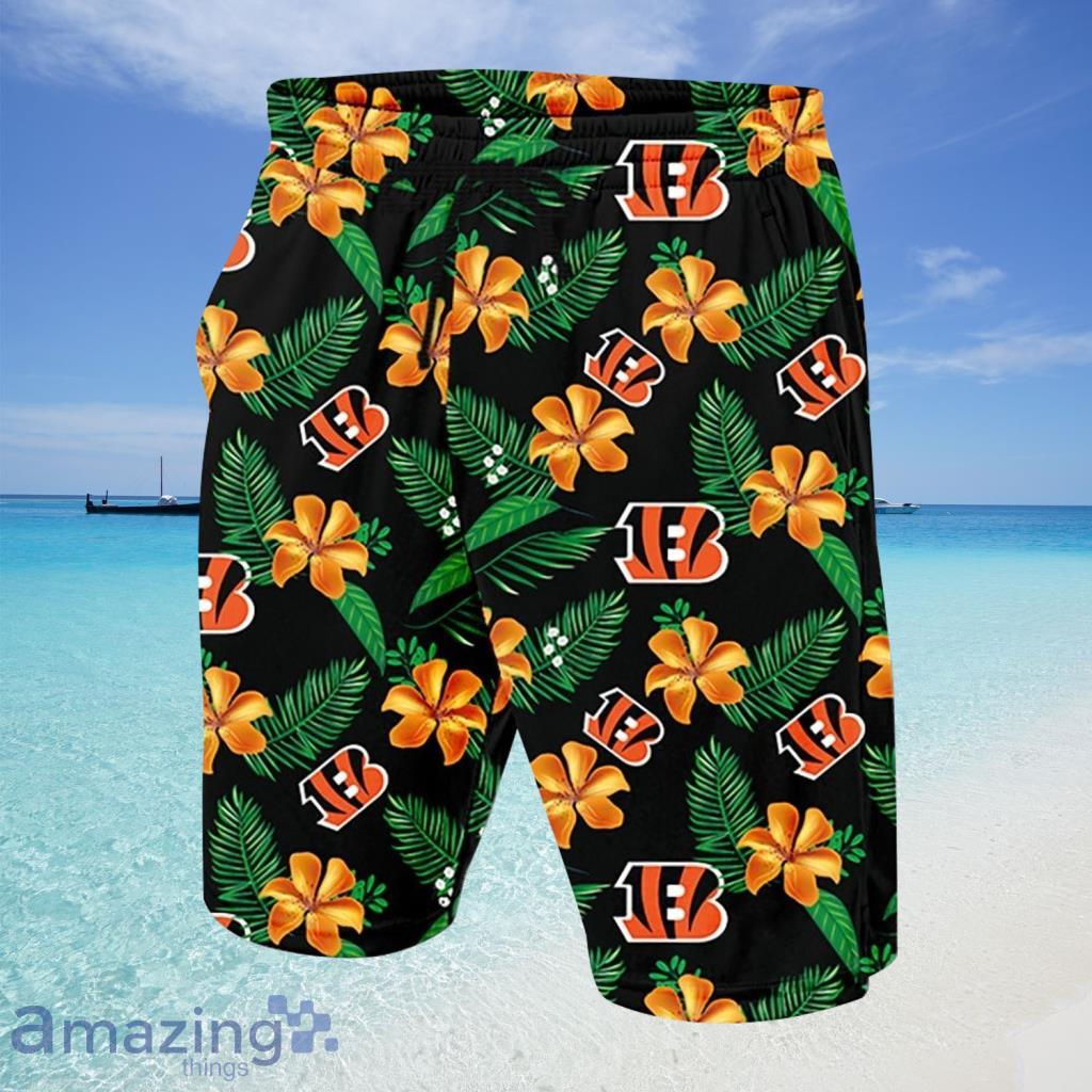 Cincinnati Bengals NFL Hawaiian Shorts - Cincinnati Bengals NFL Hawaiian Shorts