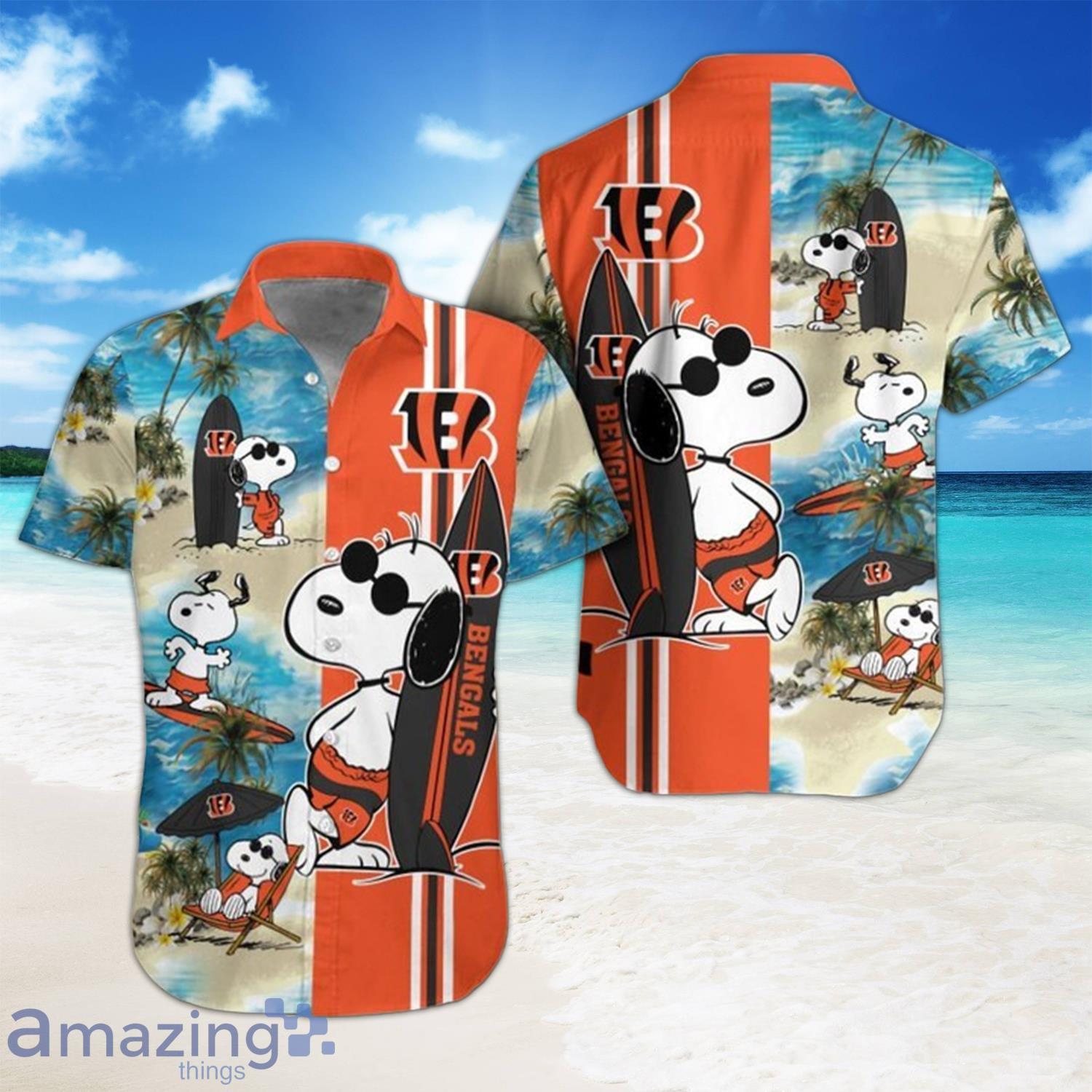 Cincinnati Bengals Snoopy Hawaiian Shirt For Men For Men –