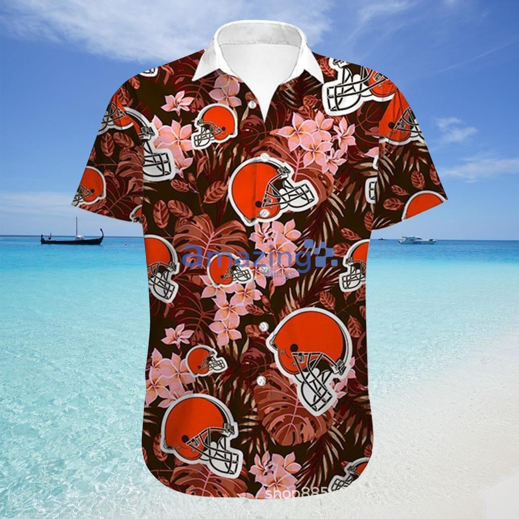 cleveland browns aloha shirt