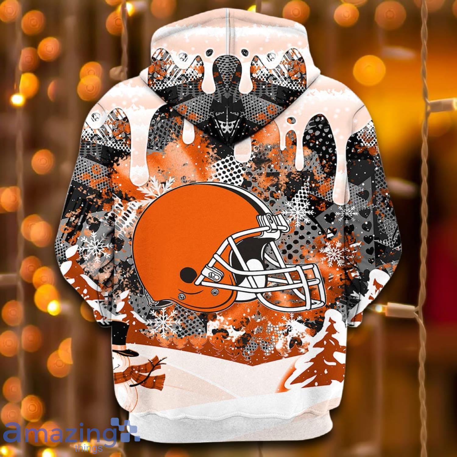 Sports American Football Nfl Cleveland Browns Usa 113 Hoodie 3D